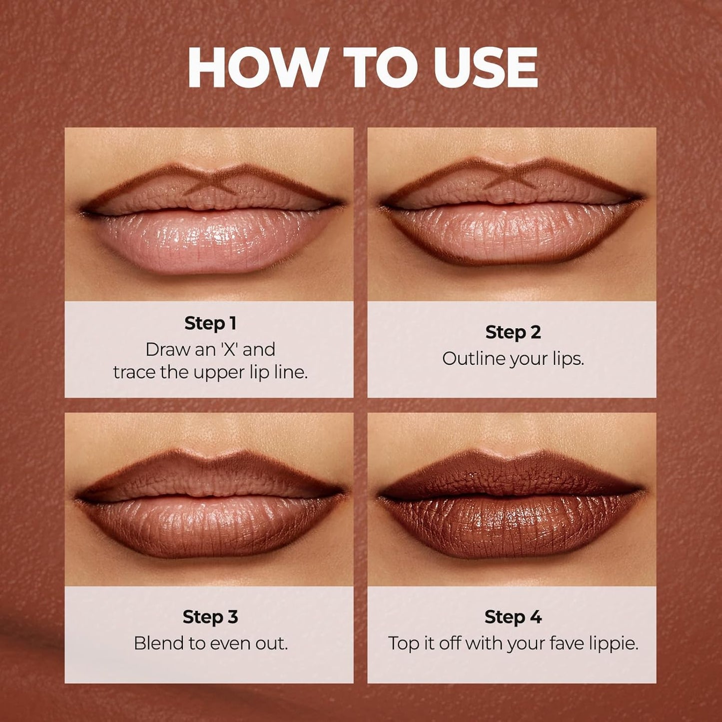 Last Day Buy 1 Get 1 Free Easy Glide Lip Liner  Creamy, Blendable Color with Smooth Application, Summervibes