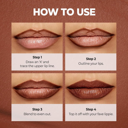 Last Day Buy 1 Get 1 Free Easy Glide Lip Liner  Creamy, Blendable Color with Smooth Application, Summervibes