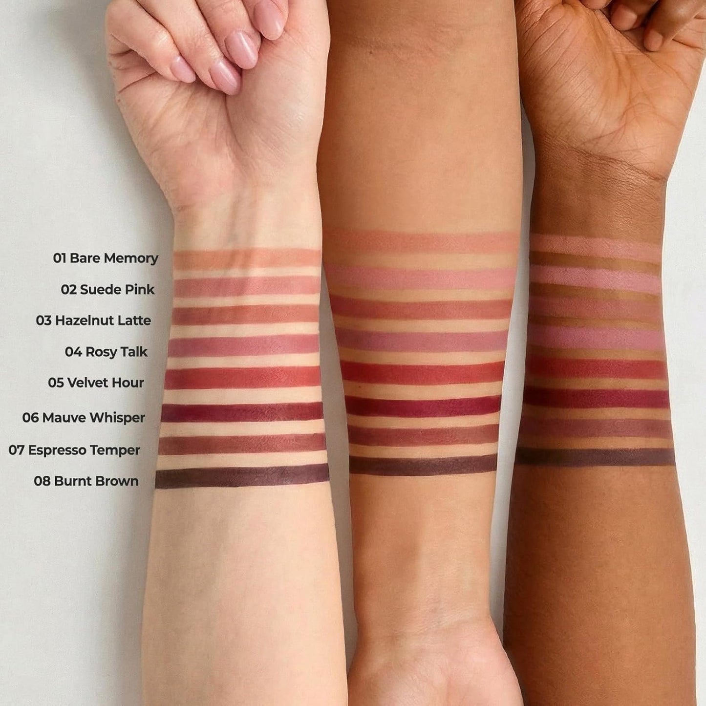 Last Day Buy 1 Get 1 Free Easy Glide Lip Liner  Creamy, Blendable Color with Smooth Application, Summervibes