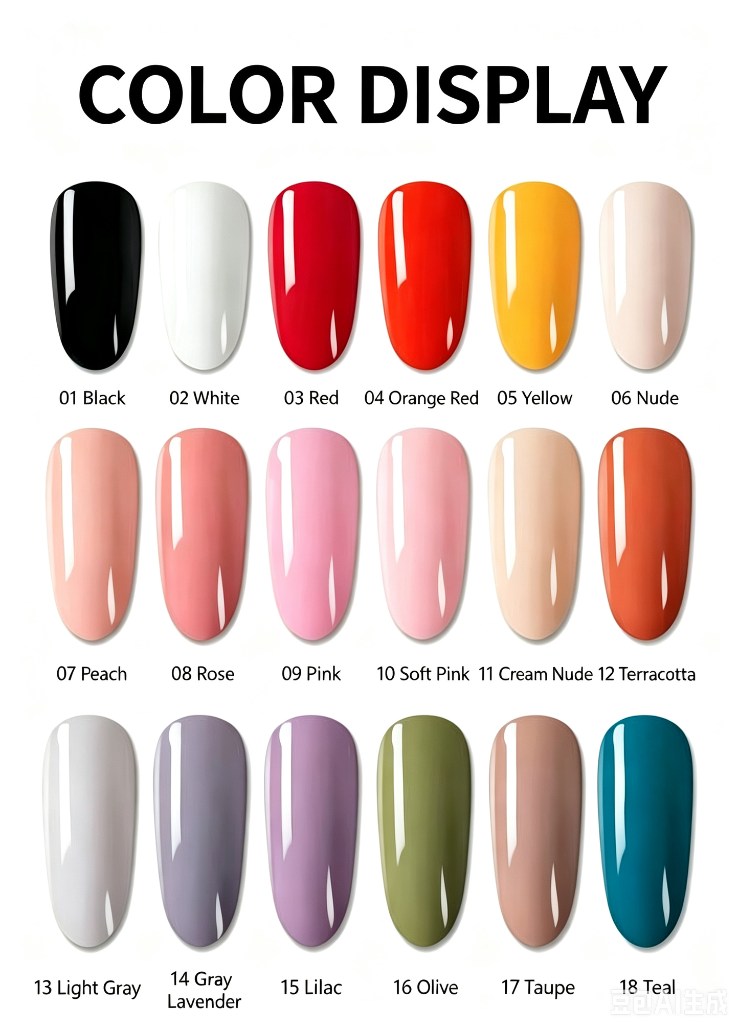💅One Step Nail Gel Pen | No Need Base & Top Coat for Home DIY Nails