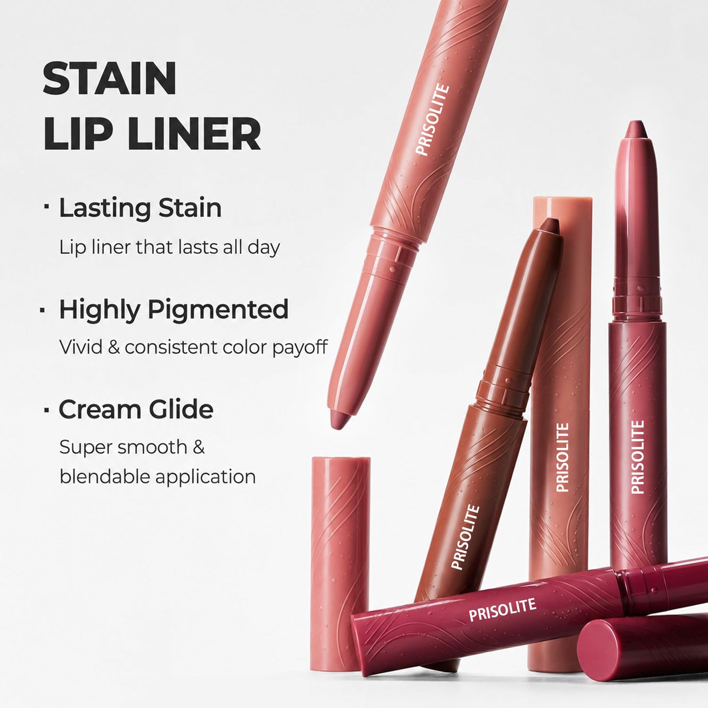 Last Day Buy 1 Get 1 Free Easy Glide Lip Liner  Creamy, Blendable Color with Smooth Application, Summervibes