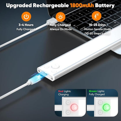 🎁Santa’s Special Offer✨ TAILEDEN™ Under Cabinet Lights — Bright, Warm & Motion-Activated!