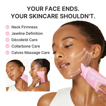 🦢Neck Wrinkle Eraser! Built-In Gua Sha Cream w/5% Anemarrhena Root Complex + PDRN Korean Skincare