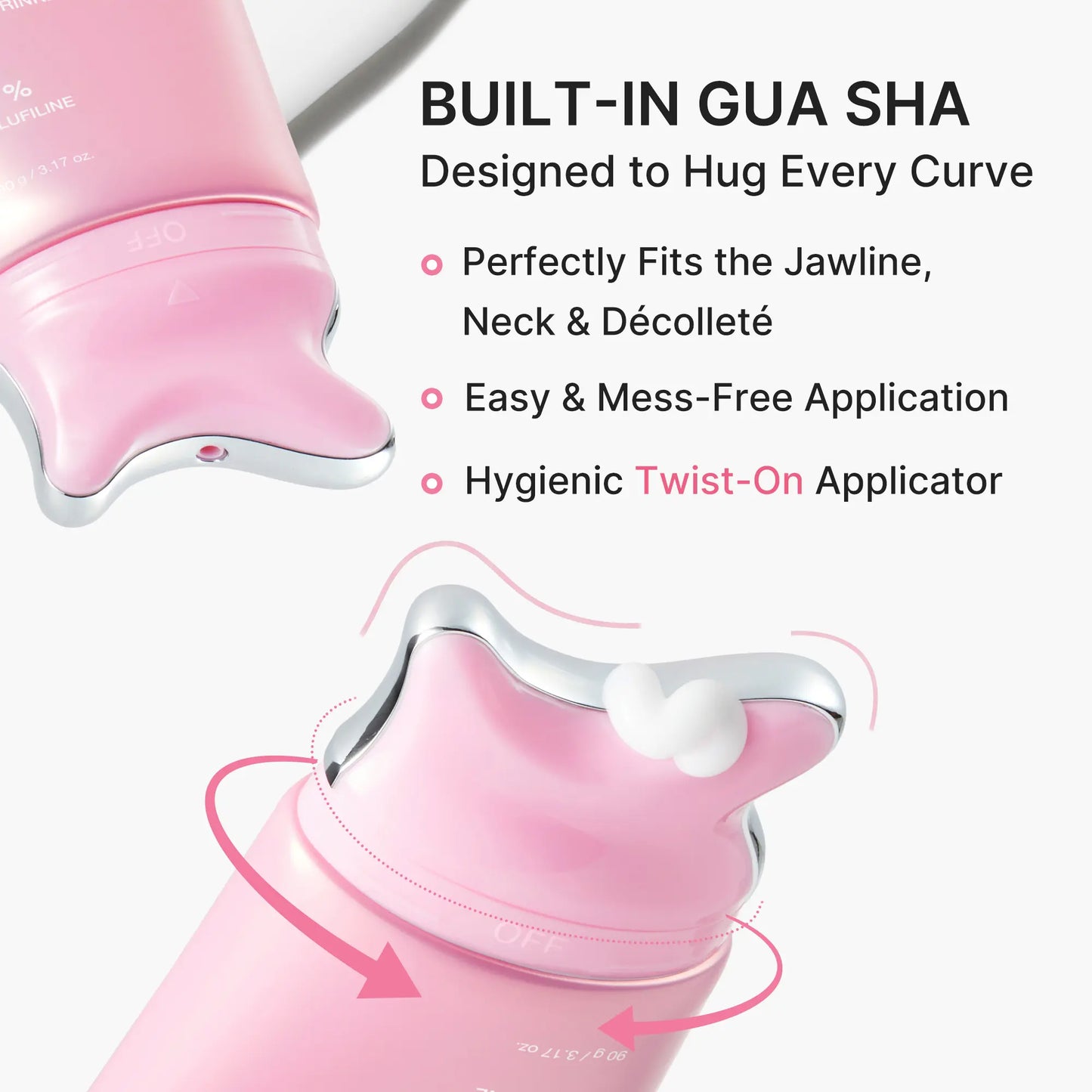🦢Neck Wrinkle Eraser! Built-In Gua Sha Cream w/5% Anemarrhena Root Complex + PDRN Korean Skincare