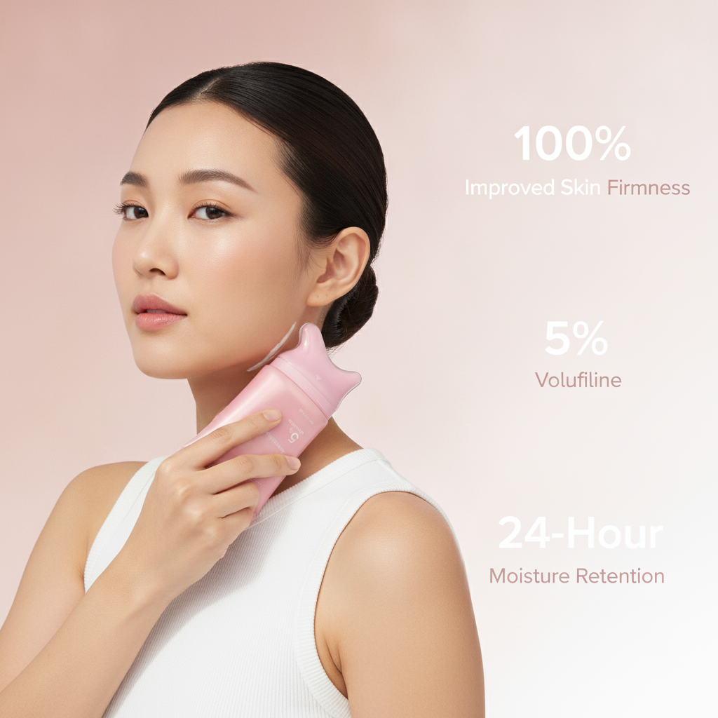 🦢Neck Wrinkle Eraser! Built-In Gua Sha Cream w/5% Anemarrhena Root Complex + PDRN Korean Skincare