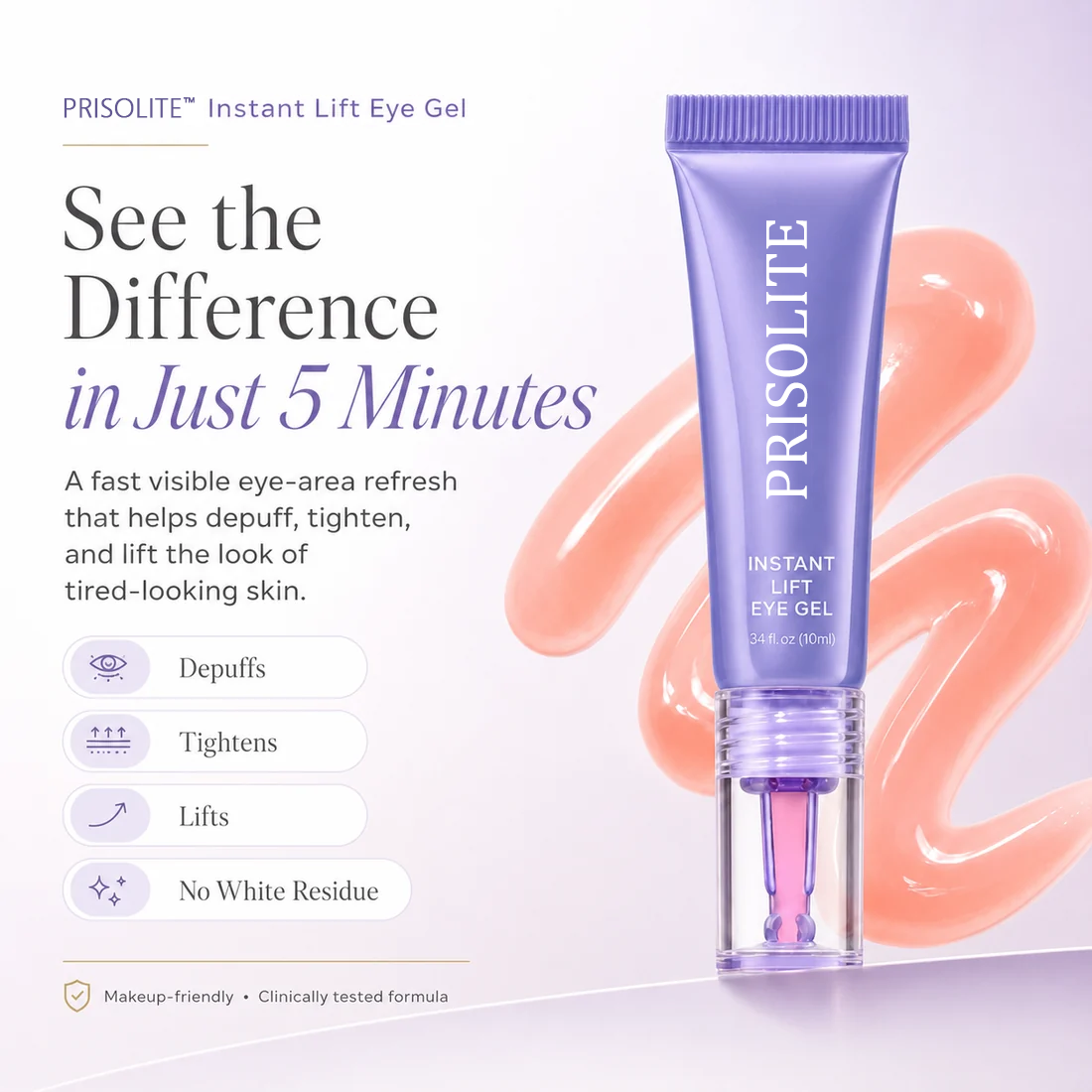 Prisolite™ Instant Eye Tightener - Tightens, Firms, & Blurs Wrinkles