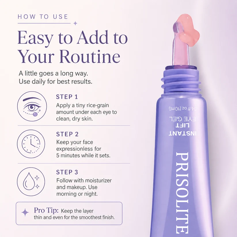 Prisolite™ Instant Eye Tightener - Tightens, Firms, & Blurs Wrinkles