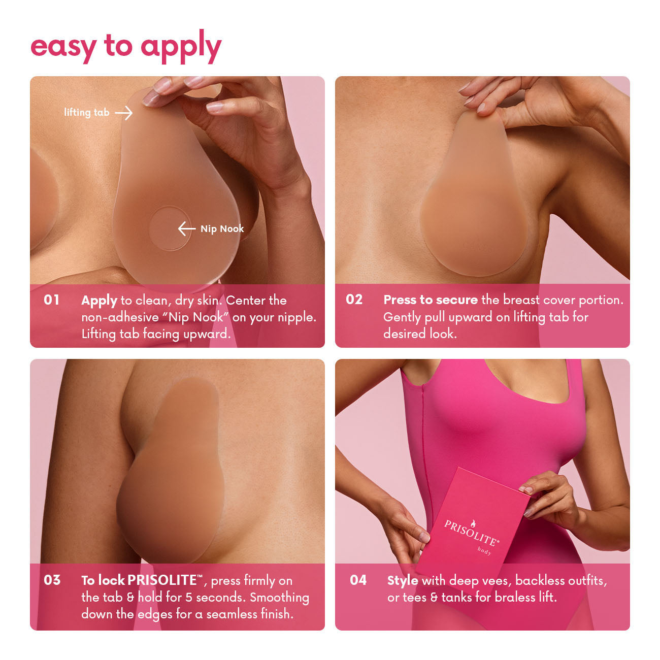 Prisolite Lift | The Nipple Cover That Actually Lifts