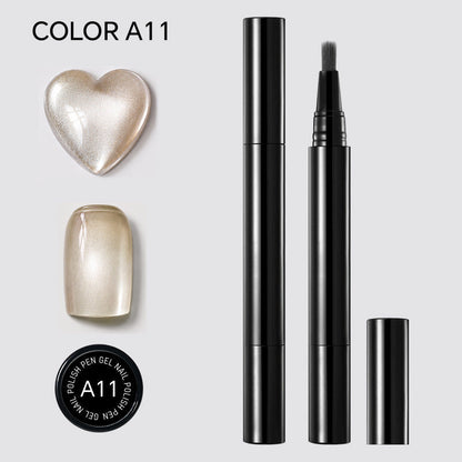 💅One Step Nail Gel Pen | No Need Base & Top Coat for Home DIY Nails