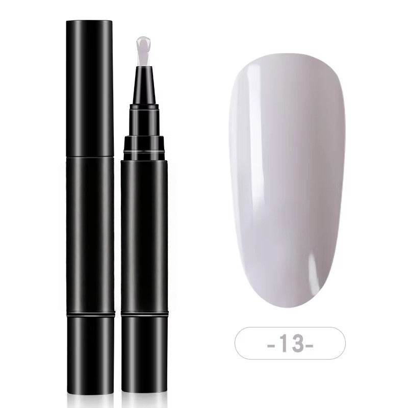 💅One Step Nail Gel Pen | No Need Base & Top Coat for Home DIY Nails