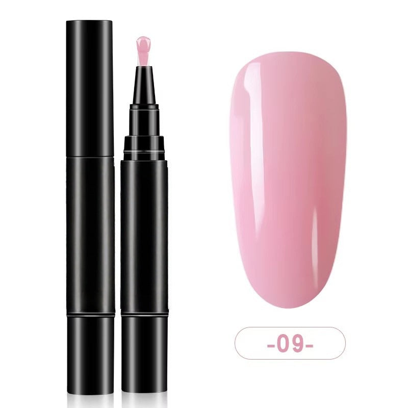 💅One Step Nail Gel Pen | No Need Base & Top Coat for Home DIY Nails