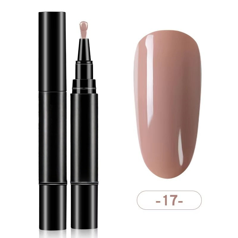 💅One Step Nail Gel Pen | No Need Base & Top Coat for Home DIY Nails